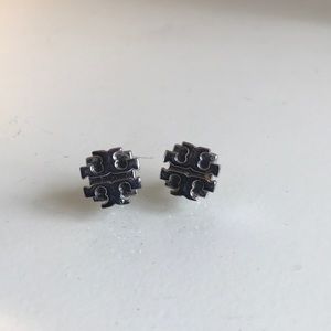 Tory Burch silver stud earrings